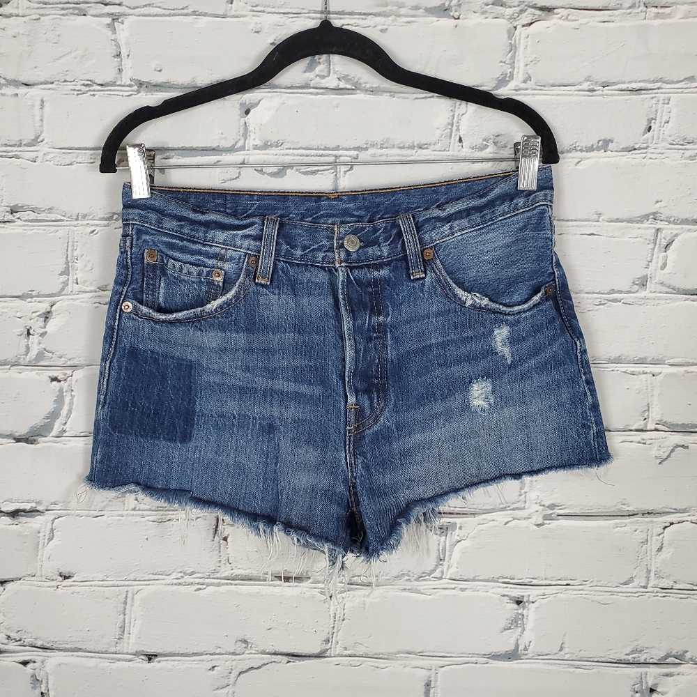 Levi's 501 Denim Cut-Off Button Fly Short